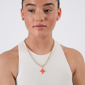 Set de aros y collar Magdalena Dorado ID