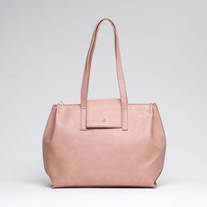 Cartera Hombro Rosada Puff Humana