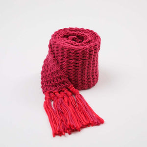 Bufanda Flecos Rojo i-D