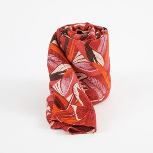 Pañuelo Estampado Oda Fucsia Tatienne