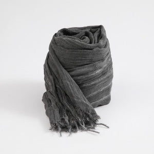 Pañuelo Liso Lina Lurex Gris Tatienne