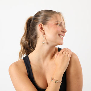 Aros Argolla Vacay Charms 16 Dorado i-D