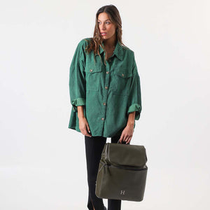 Mochila Verde Flora Humana