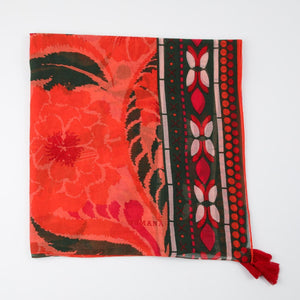 Pareo Estampado Mino Naranjo Humana