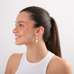 Aros Argollas Ona Plateado I-D