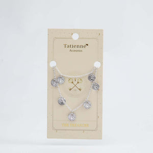 Collar Corto Cinca Plateado Tatienne