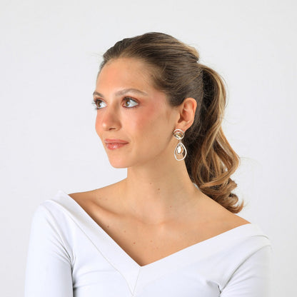 Aros Largos Cami Dorado Humana