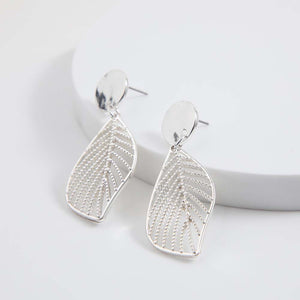 Aros Medianos Cyclamen Plateados Tatienne