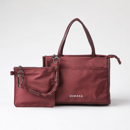 Cartera Bandolera Celia Burgundy Humana