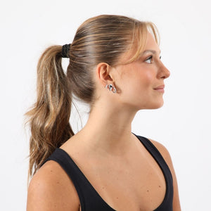 Aros Set Maida Plateado Humana