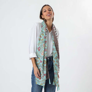 Pañuelo Estampado Ro Verde Tatienne