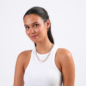 Set de Collar y Aros Loom Dorado Humana