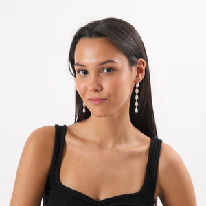 Aros Largo Aloia Plateado i-D