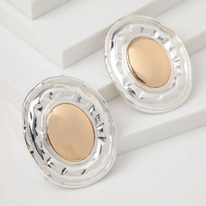 Aros Pegado Katha Plateado Tatienne