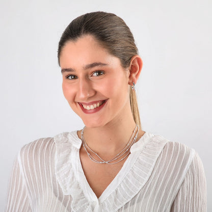Collar Corto Cora Silver Tatienne
