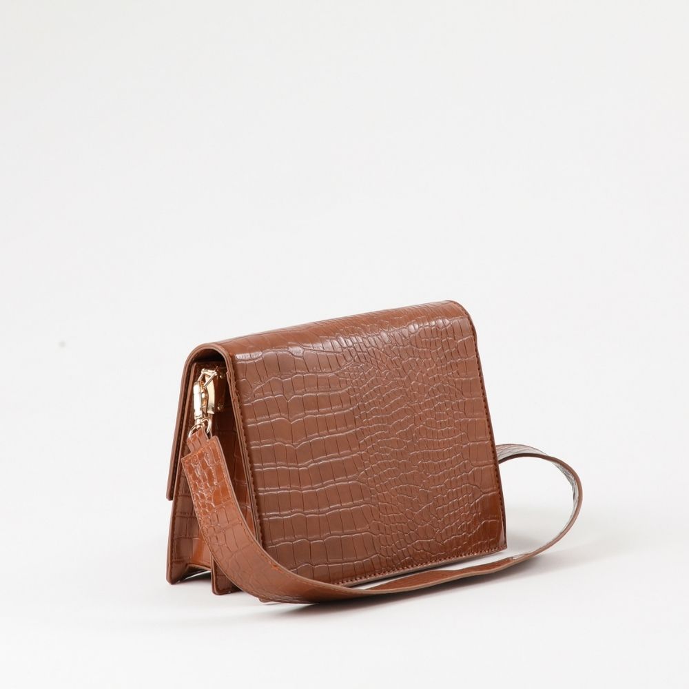 Cartera Cruzada Colette Camel I-D