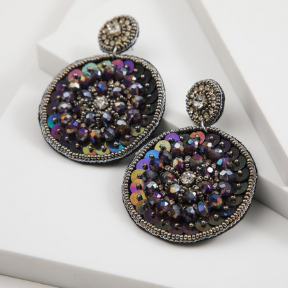 Aros Largo Circunferencias Azul Humana