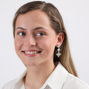 Aros Mediano Royal Plateado Tatienne