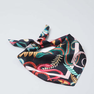 Bandana Snake Negra i-D