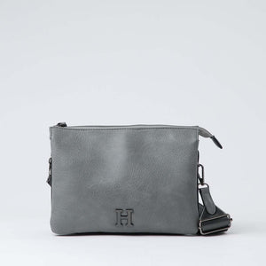 Cartera Cruzada Joss Plateada Humana