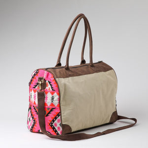 Bolso Hippie Café y Rosado Humana