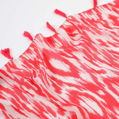 Pañuelo Estampado Girasol Rojo Humana