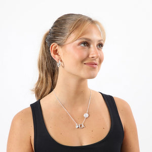 Set Collar Y Aros Skye Plateado Tatienne