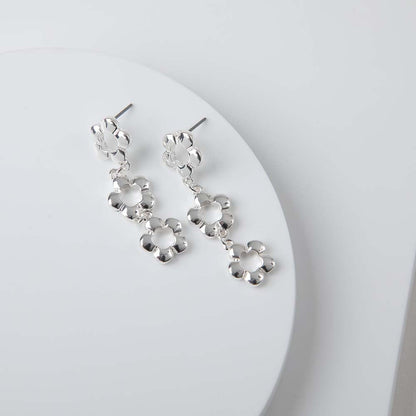 Aros Largo Dawn Plateado i-D