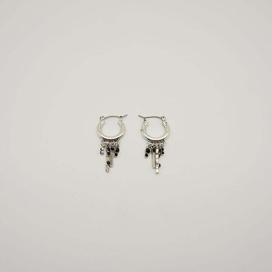 Aros Largos María Plateado Tatienne