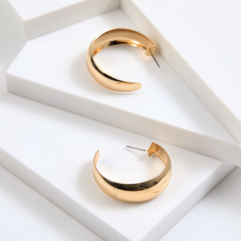 Aros Argollas Cleo Dorado Tatienne