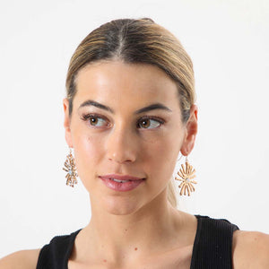 Aros Mediano Venusta Dorado i-D