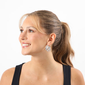 Aros Argolla Patricia Plateado Studio Humana