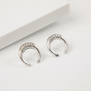 Aros Pegado Marie Plateado Humana