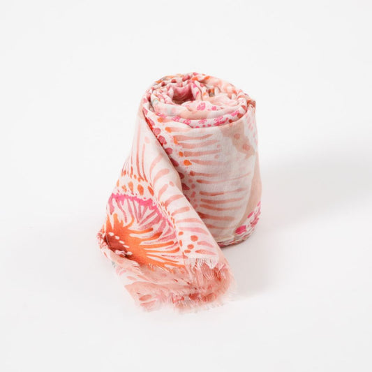 Pañuelo Estampado Delilah Rosado Tatienne