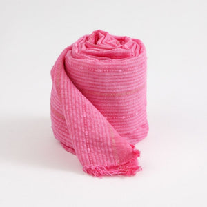 Pañuelo Liso Kata Lineas Fucsia Tatienne