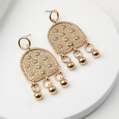 Aros Largos Fara Dorado Tatienne