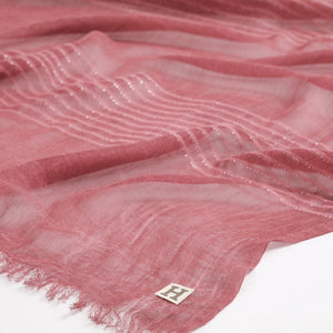 Pañuelo Liso Gonzo Bordado Burdeo Humana