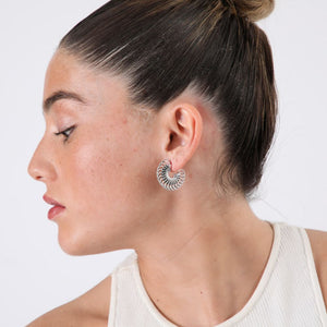 Argollas Cecilia Plateado ID