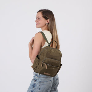 Mochila Dacey Verde militar Humana