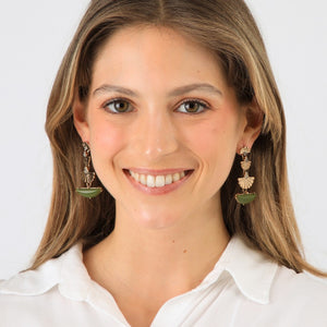 Aros Largos Aurora Dorado Tatienne