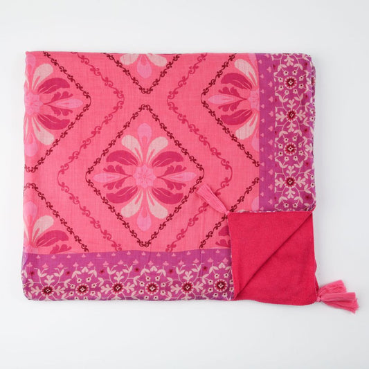 Toalla Reversible Kos Fucsia Humana