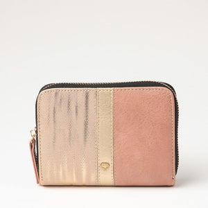 Billetera Mediana Amalfi Rosado I-D