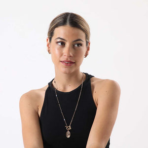 Aros Pegado Protea Dorado Humana