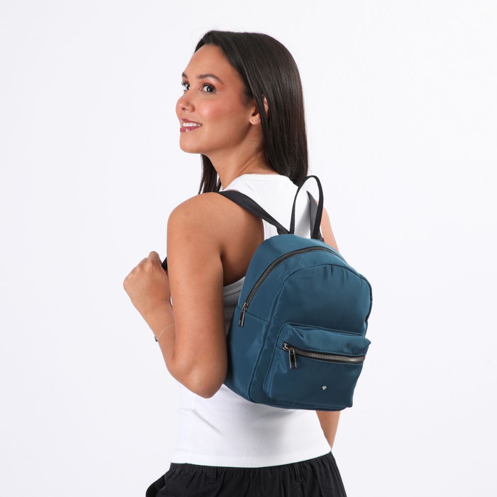 Cartera Mochila Camille Azul  i-D