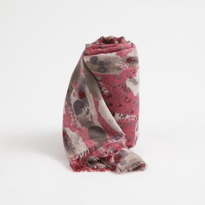 Pañuelo Estampado Nereo Burdeo Humana