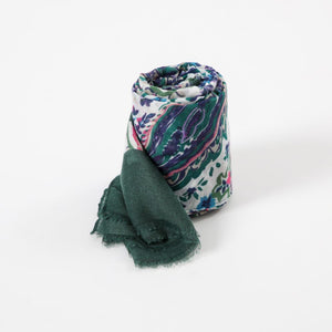 Pañuelo Estampado Fresno Verde i-D
