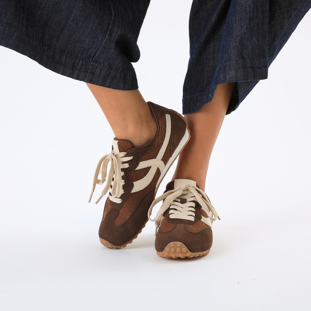 Zapatilla Leather Chocolate Rosetta Humana 37