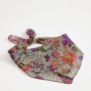 Bandana Estampada Adrián Seda Multi Humana