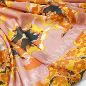 Pañuelo Estampado Naranjo Bird Humana