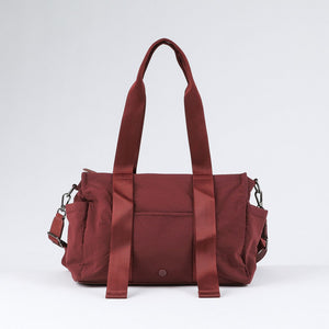 Cartera Tote Maya Burgundy Humana